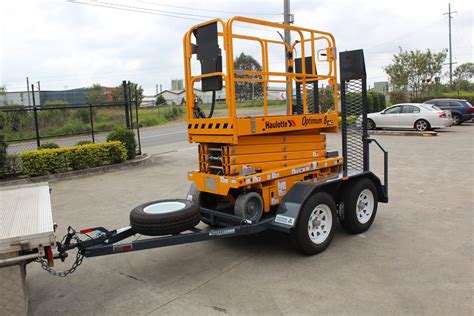 Scissor Lift On A Trailer at Vivian Nelson blog