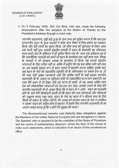 Opposition Considers No-Confidence Motion Against Lok Sabha Speaker ...
