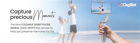DIGITEK® (DSG-007F) 3-Axis Gray Smartphone Gimbal - Wide Angle Handheld ...
