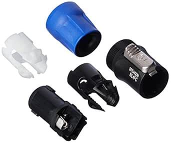 Neutrik Speakon Connector: 4-Pole Inline Plug NL4FC AD : Amazon.in ...