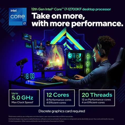 Intel I7-12700KF 5 GHz Upto 5 GHz LGA1700 Socket 12 Cores 20 Threads ...