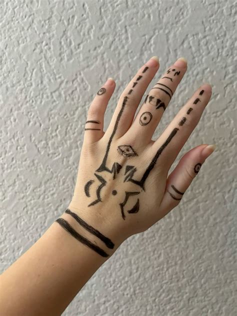 SUKUNA’S freaking hand (Stop reposting it without credits) en 2025 | Tatuaje de bolígrafo ...