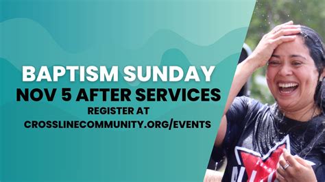 BAPTISM - Crossline Community Church