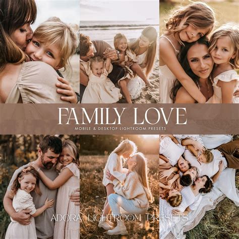 10 Family Mobile Presets Lightroom, Outdoor Presets, Warm Family ...