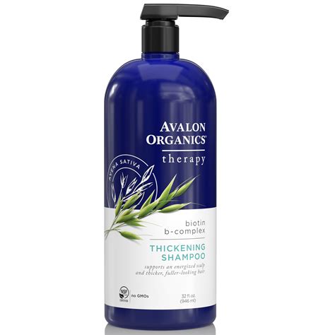 Avalon Organics Therapy Biotin B Complex Thickening Shampoo For ...