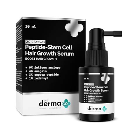 The Derma Co 20% Actives Peptide Stem Cell Hair Growth Serum