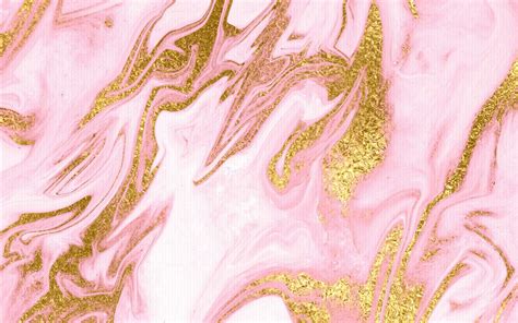 Download Pink And Gold Marble Background | Wallpapers.com