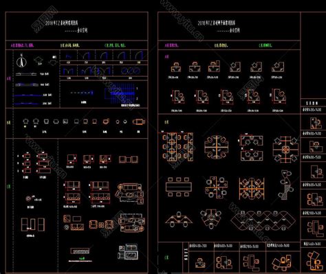 [家具cad]常用家具CAD图库 - 土木在线