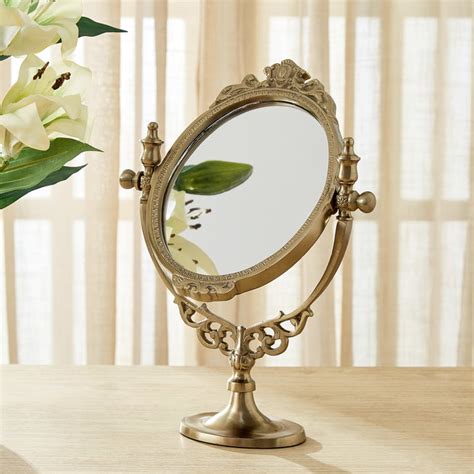 Buy Heritage Renew Tara Metal Decorative Vanity Mirror from Home Centre ...