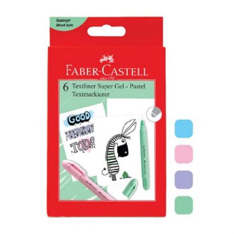 Faber castell Gel Crayon Highlighter - Pastel Shades 1 Pc – PAPERQUIRKS ...