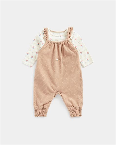 Buy Mothercare Cord Dungarees And Bodysuit Set Full Sleeves Dungaree ...