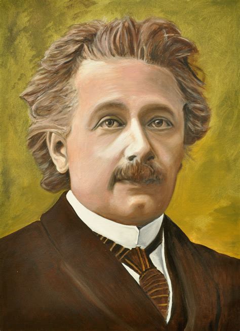 Albert Einstein | Portrait nach Fotovorlage | Foto als Gemälde, Ölbild ...