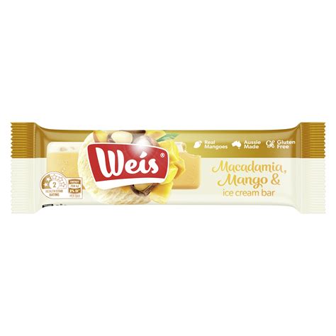 Weis Mango & Macadamia Ice Cream Bar | Streets AU