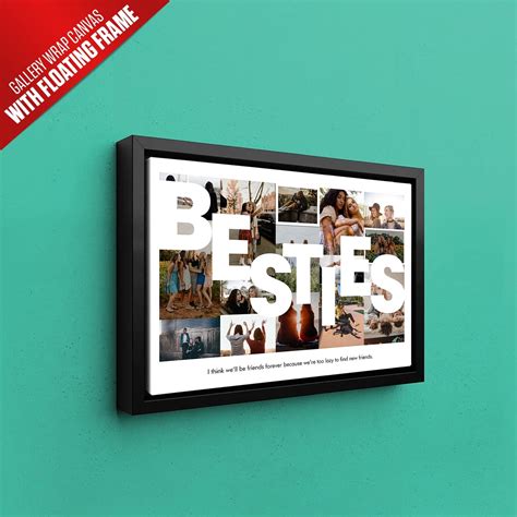 Personalized Bestie Collage With A Message – Ritwikas