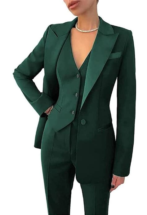 Women Green Suit for Women/three Piece Suit/top/womens - Etsy
