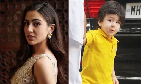Sara Ali Khan speaks up about her younger brother Taimur Ali Khan-सारा ...