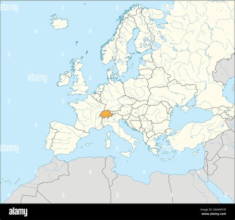Geneva Map Europe Detailed Vector Map Of Europe – Maptorian