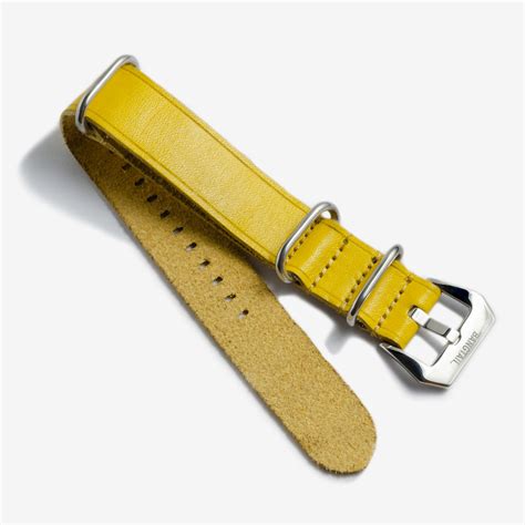 Wild Ochre NATO Strap in Italian Vachetta | Bangtail