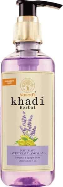 Buy VAGAD'S KHADI LAVENDER & YLANG YLANG BODY WASH 200ML L HYDRATES AND ...