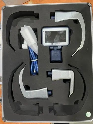 Laryngoscopes - Video Laryngoscope With 3 Reusable Metal Blade BD-DF ...