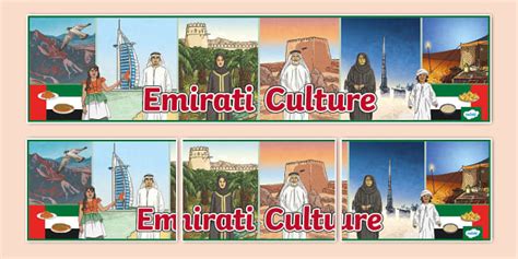 Emirati Culture Display Banner