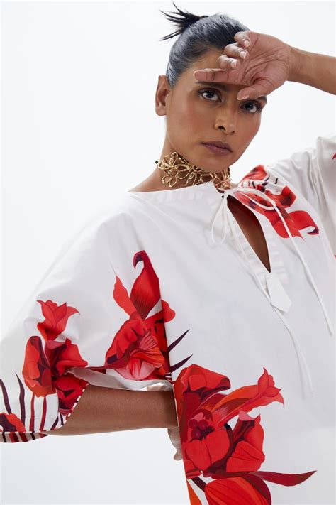 Buy - Gulmohar long tunic and trouser co-ord set | Elan Store