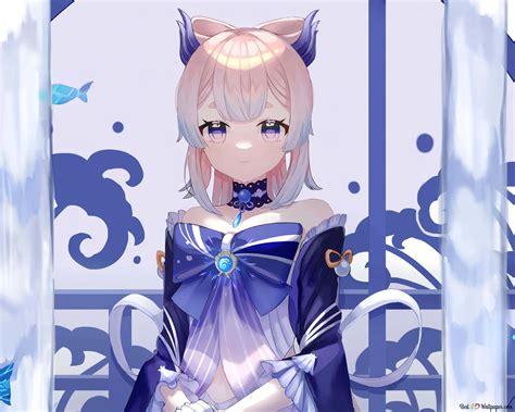 Download Sexy Anime Character In Elegant Dress With Smug Face Wallpaper ...