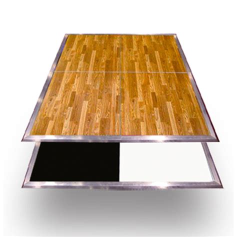 20ft by 20ft Premium Laminate Wood Dance Floor - Portable with Aluminum ...