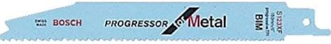 Bosch Professional Reciprocating Saw Blades, For Metal, S123Xf, Blade ...