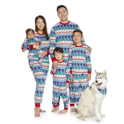 Jolly Jammies Men's Fairisle Holiday Christmas Pajamas Sleepwear Set, 2 ...