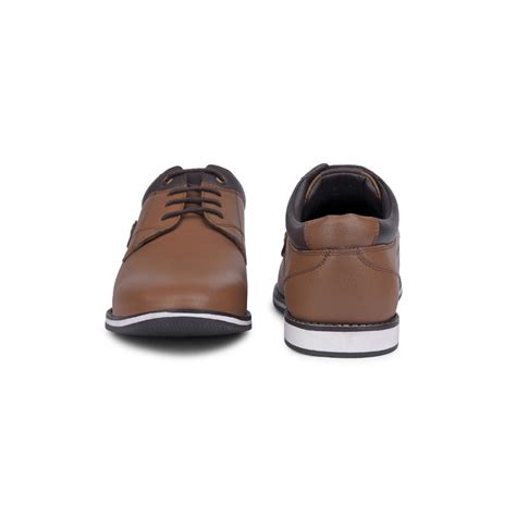 Buy Healers Lacing Tan Formal Shoes For Men OSL-61 By Liberty