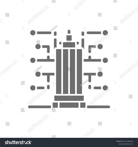 Smart Building New City Technology Grey Stock Vector (Royalty Free ...
