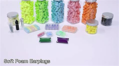 38db Disposable Pu Foam Earplugs For Sleeping Ear Plug Individually ...