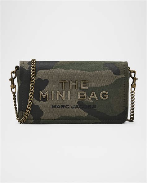 Marc Jacobs The Mini Camo-Print Crossbody Bag | Neiman Marcus