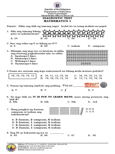 Image result for Math Test 1