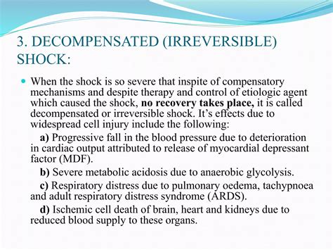 Pathophysiology of shock | PPTX