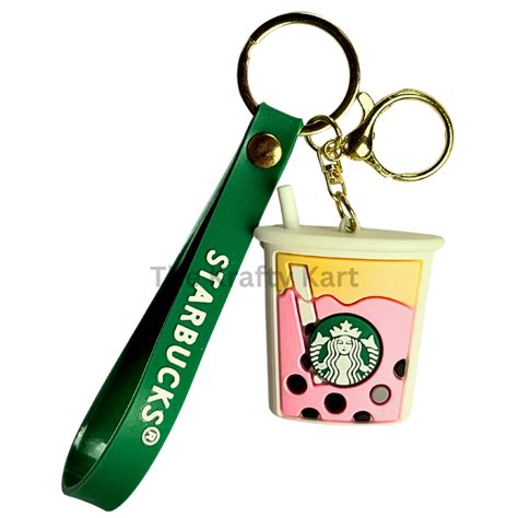 Animated Keychain - Starbucks (D) | The Krafty Kart Wholesale Resin Store