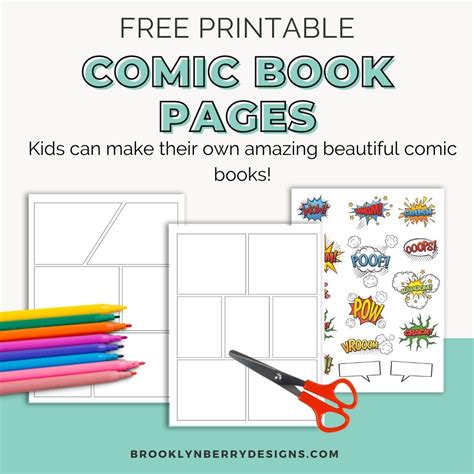 Printable Paper Comics