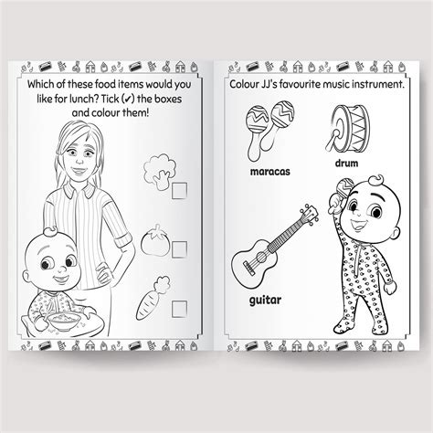 Cocomelon: Family Time, Fun Time! Colouring Activity & Stickers – Pupilio