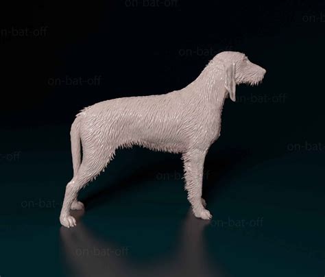 Buy Italian Rough-haired Segugio Dog Figurine | Wirehaired Hound Statue ...