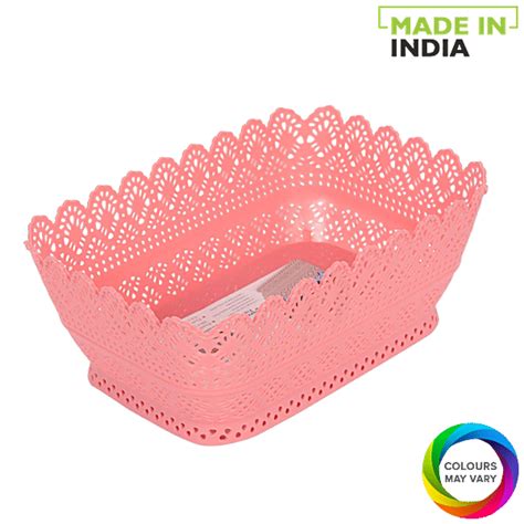 Buy Aristo Phoenix Fruit & Vegetable Plastic Basket - Assorted Colour ...