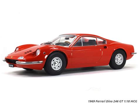 1969 Ferrari Dino 246 GT 1:18 MCG diecast Scale Model Car | Scale Arts ...