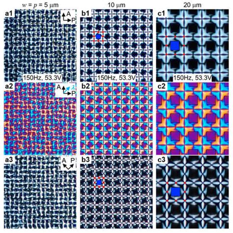 Topological Defect Arrays in Nematic Liquid Crystals Assisted by ...