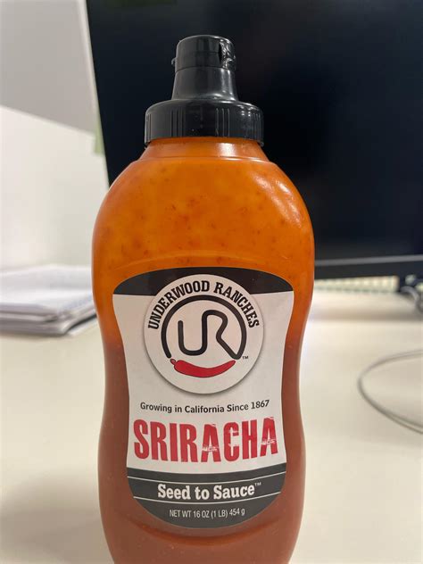 Underwood Ranchers Sriracha : r/hotsauce