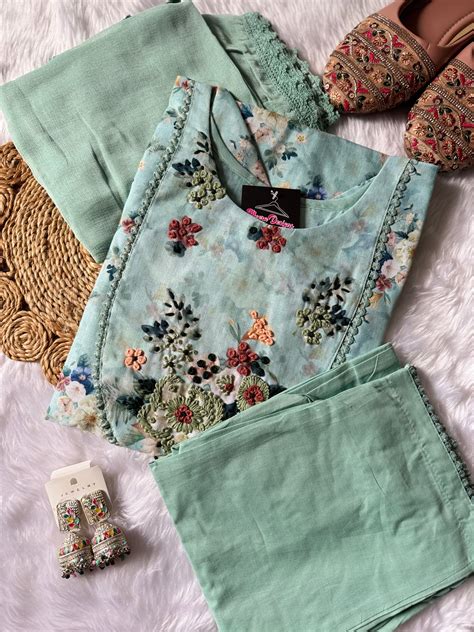 MD-120 presening super soft chanderi mix cotton design – Meera Designs