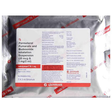 Nebzmart FB 1 mg Smartules 7 x 2 ml | Uses, Side Effects, Price ...