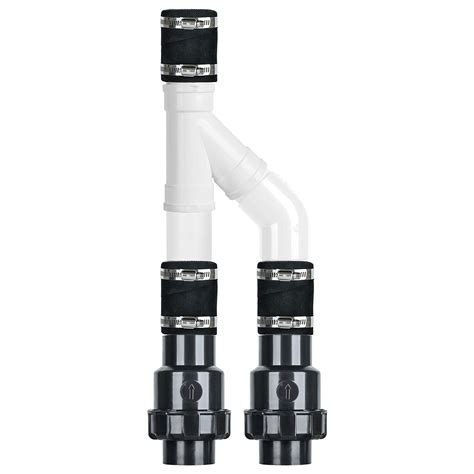 Buy briidea Dual Pump Install Kit - PVC WYE with Integrated Quiet Sump ...