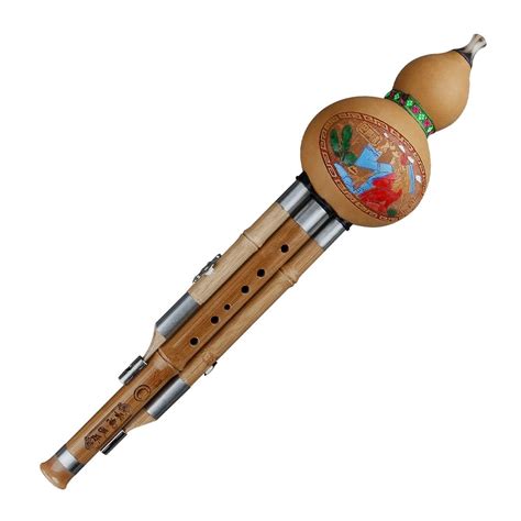 C/b-flat Key Imitation Phyllostachys sulphurea Bamboo Cucurbit Flute ...