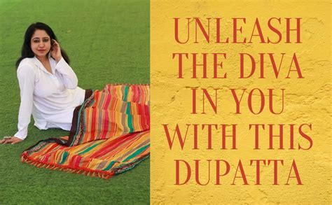 DUPATTA BAZAAR Women's Striped Print Multicoloured Art Silk Crushed ...