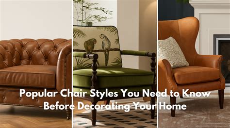 Types of Chairs: A Guide to Comfort, Character, and Craft – FabCuro